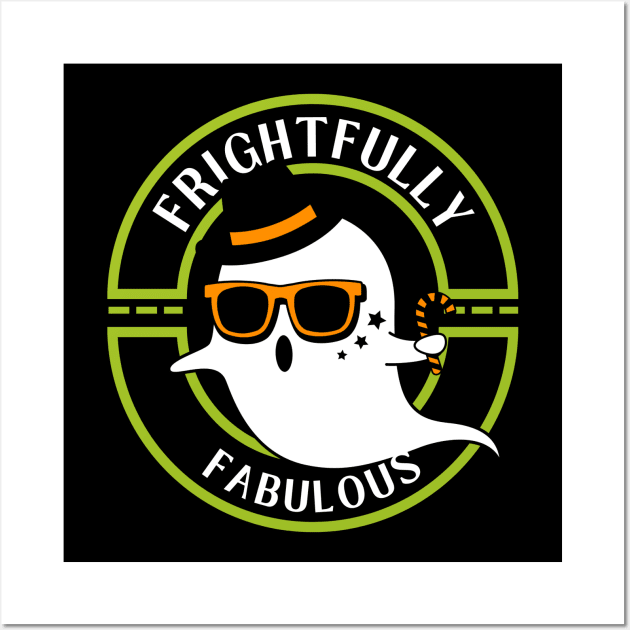 Frightfully Fabulous Ghost: Halloween Style V2 Wall Art by SeleneWitchStore